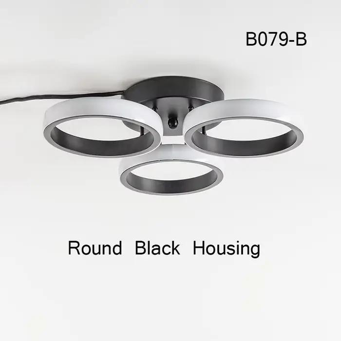 Plafonnier LED suspendu au design moderne, éclairage d'intérieur, luminaire décoratif de plafond, id