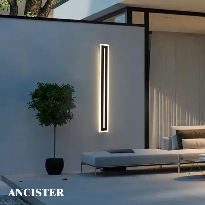 Applique Murale LED Imperméable Conforme à la Norme IP65, Éclairage d'Extérieur, Design Moderne, Idé