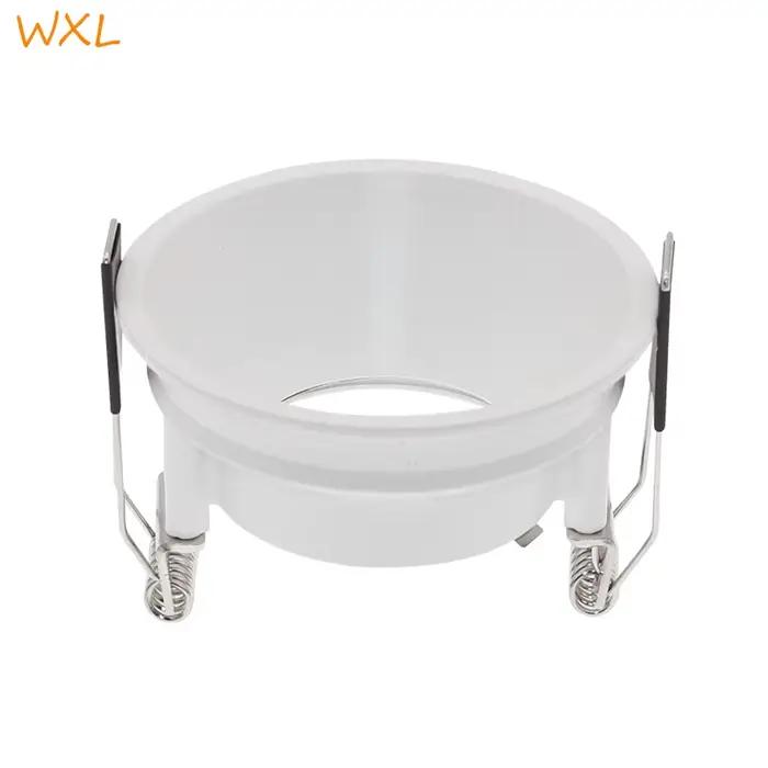 Kit de remplacement de downlight encastré rond GU10, noir MR16, montage de plafonniers, cadre GU5.3,