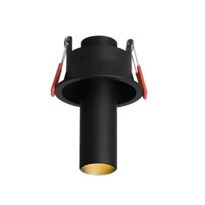Spot lumineux LED encastrable Long 10W12W 15W Dimmable Anti-éblouissement 360 °   Rotation COB puce 