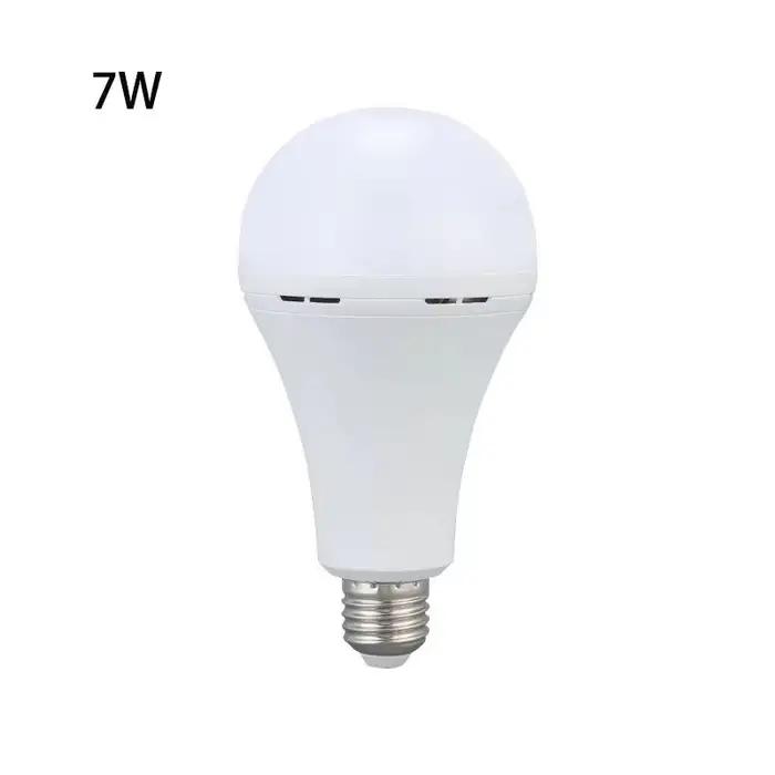 Ampoule LED rechargeable d'urgence 7W 9W 15W, lampe de secours à économie d'énergie pour les pannes 