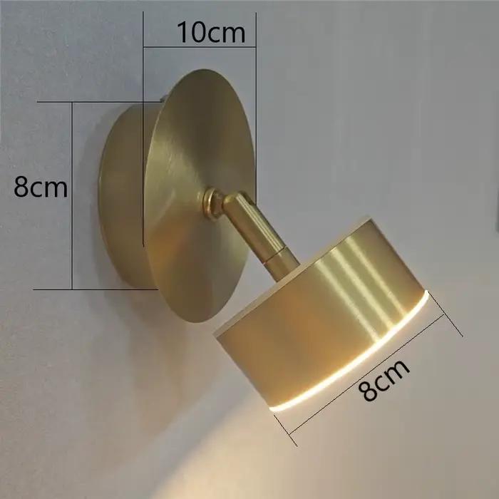 Applique Murale LED en Fer localité au Design Moderne et Simple, Luminaire Décoratif de Plafond, Idé