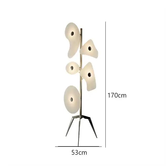 Lampadaire acrylique design Art créatif Foscarini orbital lampadaire salon coin chevet abat-jour lam