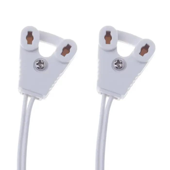Support de lampe T8, Base de lumières, fil, boîte à lumière, lampes de ligne, support de câble pour 