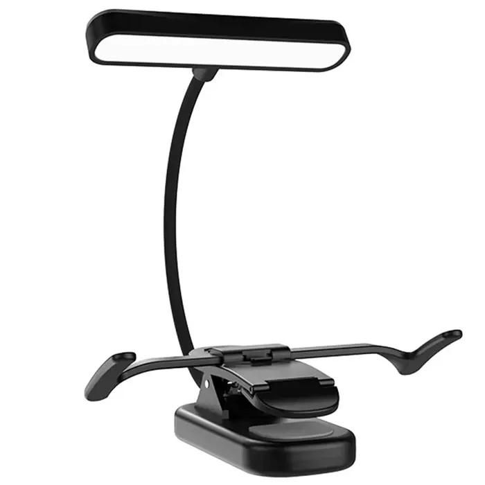 Lampe de pupitre à clip réglable, mini lampe de bureau, lampe de lecture portable, lampe de livre, l