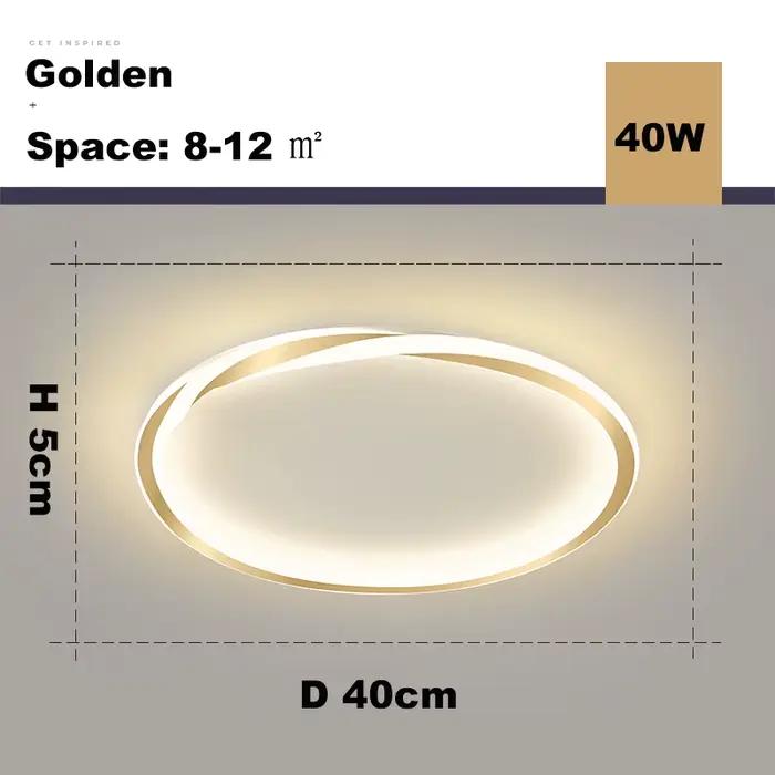 Plafonnier LED moderne en forme d'anneau pour la décoration de la pièce, salon, chambre à coucher, s