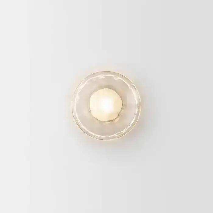 Applique murale LED moderne pour salon fond applique en verre maison escalier allée couloir éclairag