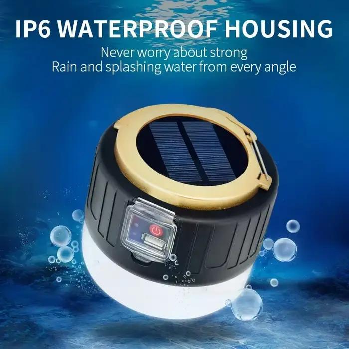 1000W extérieur solaire LED Camping lumière USB Rechargeable tente lampe lanternes portables lumière