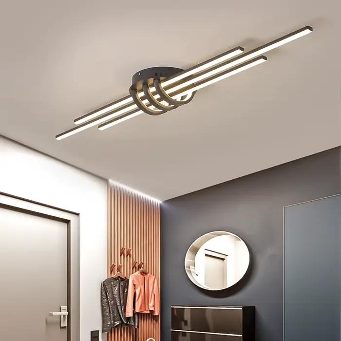 FANPINFANDO-Plafonnier LED au Design Moderne en Aluminium, Luminaire Décoratif de Plafond, Disponibl