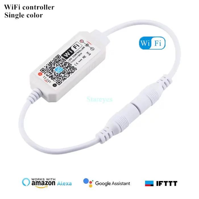 Télécommande magique sans fil WiFi pour maison, DC12V 24V, variateur monochrome, RGB RGBW RF, contrô