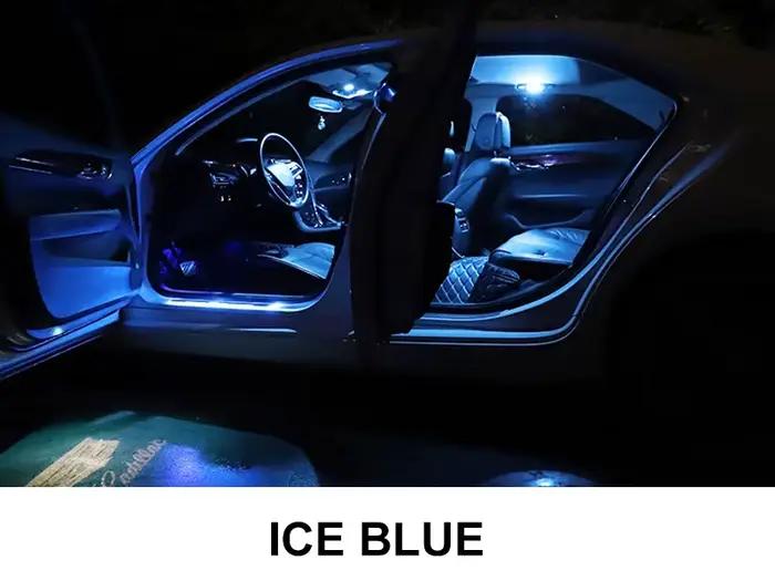 Kit d'éclairage intérieur LED de voiture, lampe de plaque de planificateur d'ampoules LED pour Volks