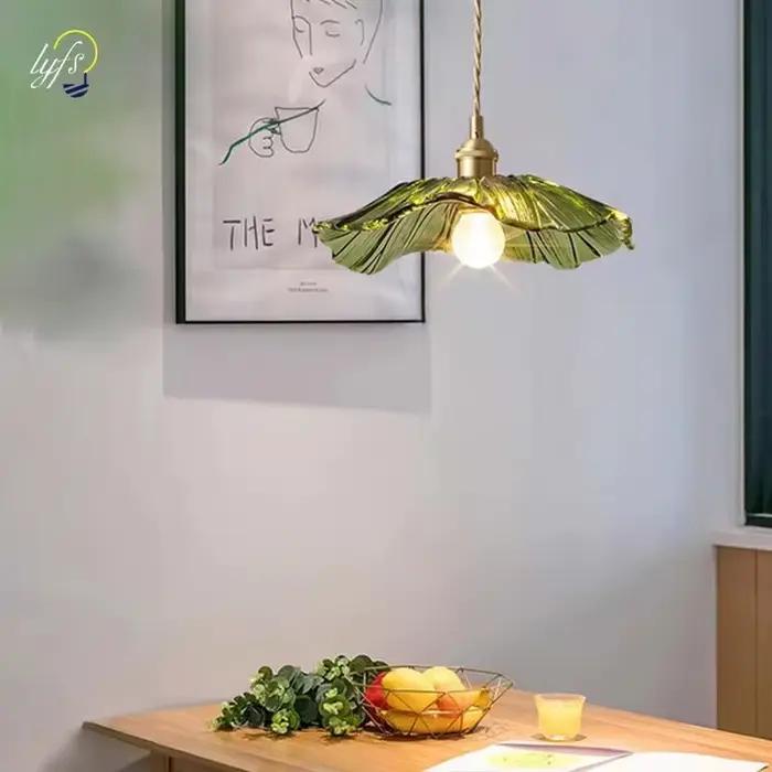 Lampe Suspendue Vintage en Verre à Fleurs, Luminaire Décoratif d'Nik, Idéal pour un Salon, une Chamb