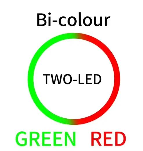 16 19 22mm tricolore R/G/B LED avec fil étanche bouton-poussoir en métal interrupteur LED anneau/pui
