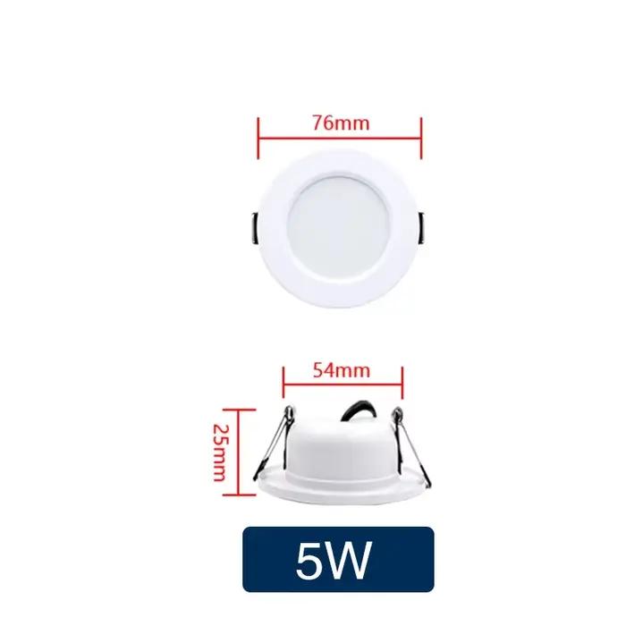Spot lumineux LED encastrable pour le plafond, éclairage d'intérieur, lumière blanche chaude ou froi