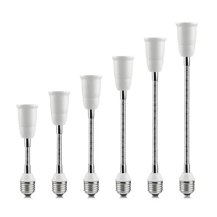 Adaptateur de douille flexible E26 vers E27 pour ampoule LED, support de lampe, convertisseur de dou