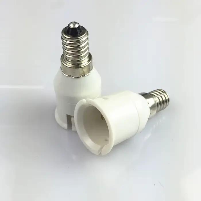 Support de lampe Led blanc E14 à B22, convertisseur de douille d'ampoule à vis, Bases de lampe à éco