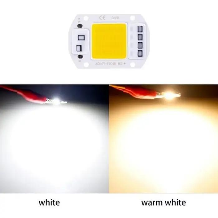 LED COB lampe perle 20W 30W 50W 220V IP65 IC intelligent pas besoin de pilote bricolage projecteur L