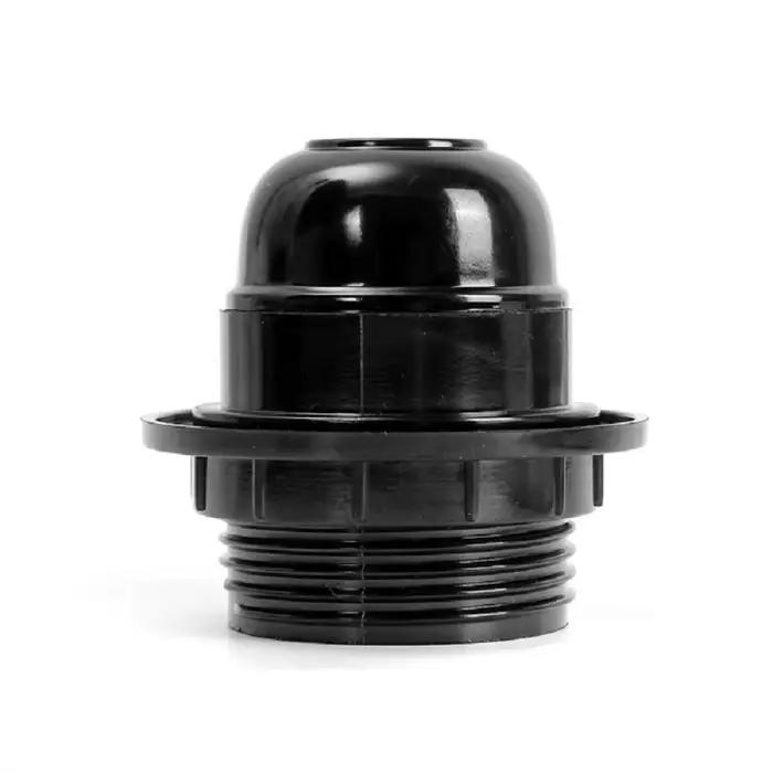 Base de lampe vintage E26, support d'ampoule bricolage, demi-dent avec adaptateur de lampe annulaire