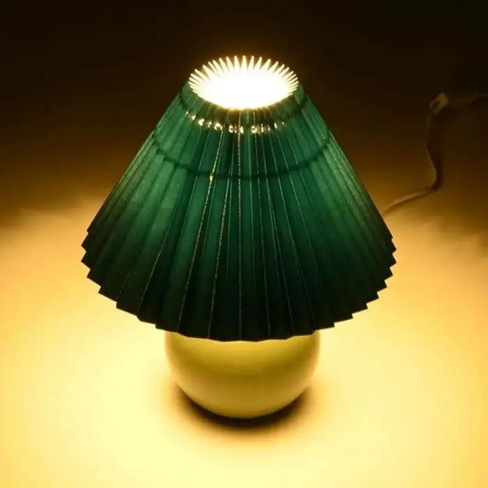 Couvercle de lustre plissé en tissu lavable, couverture de gril, décor de plafond moderne, lampe de 
