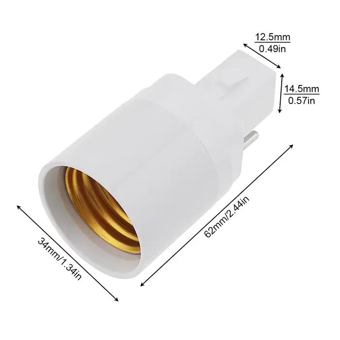 Adaptateur de douille pour ampoules de maïs LED, support de lampe, convertisseur de base, G24, G23, 