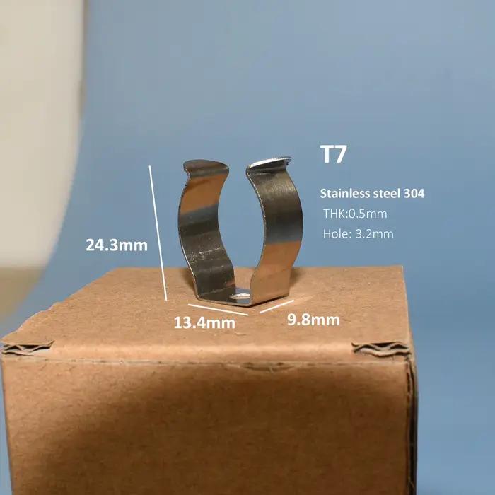 Support de lumière à Clip métallique T4 T5 T6 T7 T8 T9 T10 T12 T13, accessoires de montage pour Tube