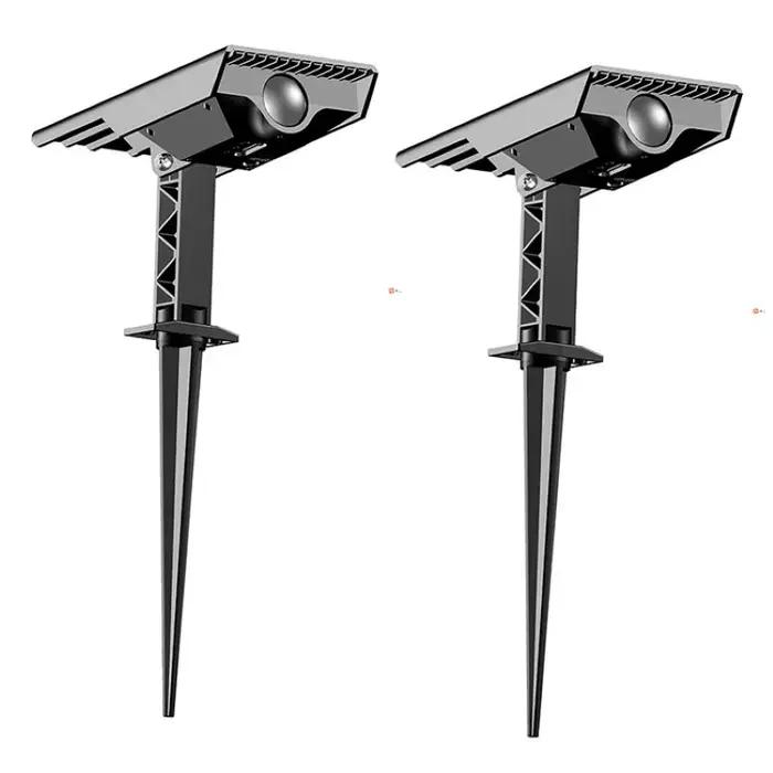 Lampe solaire d'extérieur pour la décoration de paysages et de cours, angle réglable, focale variabl