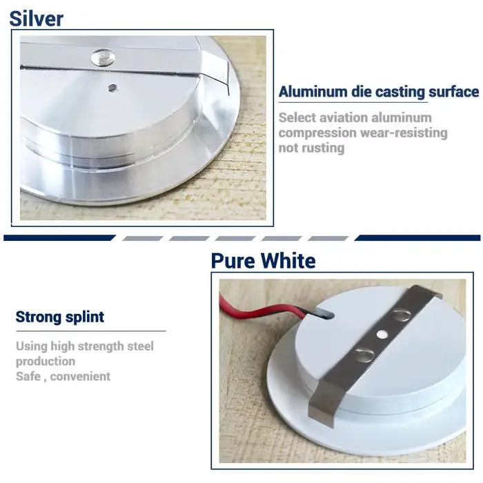 Mini Downlight LED 12V Ultra-mince 3W 5W 7W intégré petit projecteur plafond cuisine salle de bains 