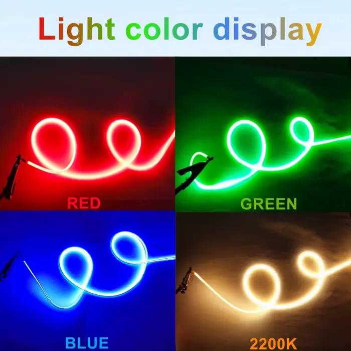 12V 24V 600mm LED Flexible Ultra mince Filament spirale ampoule Filament rétro Edison ampoule lampe 