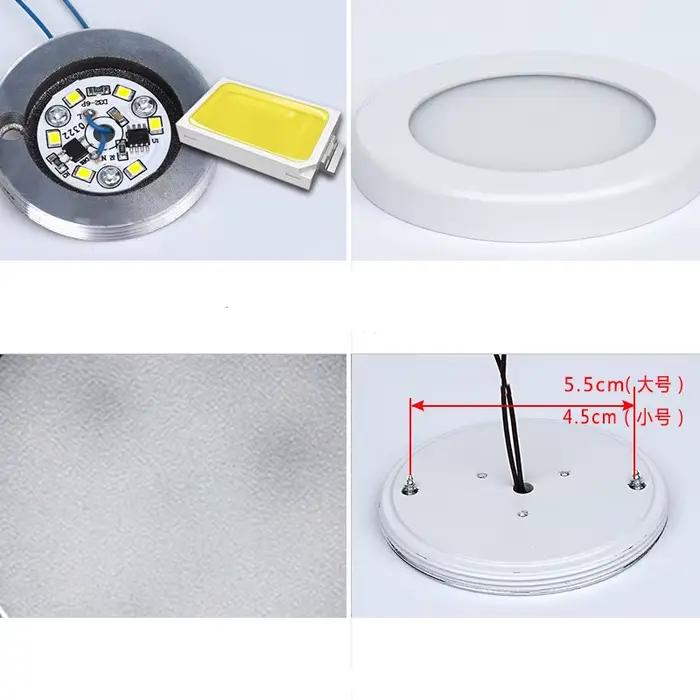 LED Downlight Mini monté en Surface 220V 240V 5W 7W panneau rond Spot Ultra mince éclairage intérieu