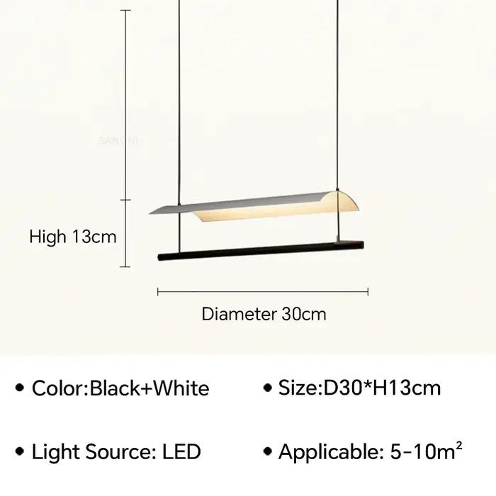 Plafonnier LED suspendu au design moderne, luminaire décoratif d'intérieur, idéal pour un salon, une