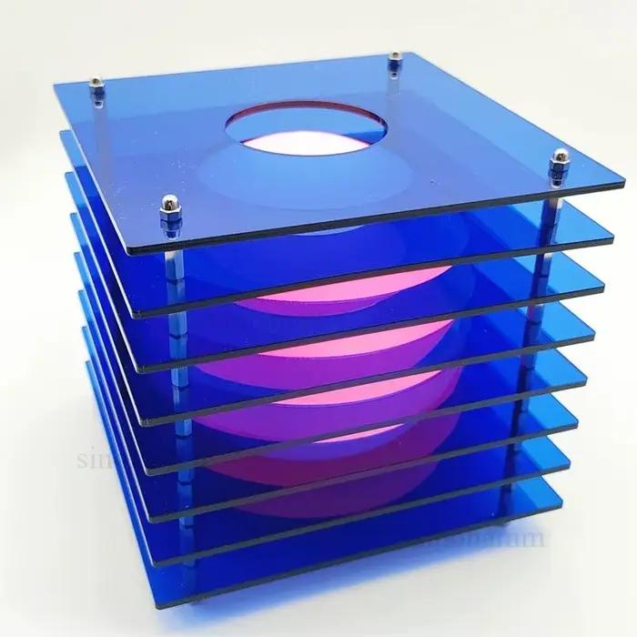 LOP lampe acrylique artistique Table lumière Rechargeable RGB atmosphère humeur lampe de chevet cham