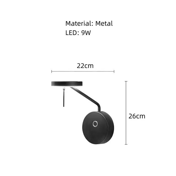 Lampadaire LED minimaliste rotatif 3000/4000K, lampe de lecture pour salon, chambre à coucher, lumin