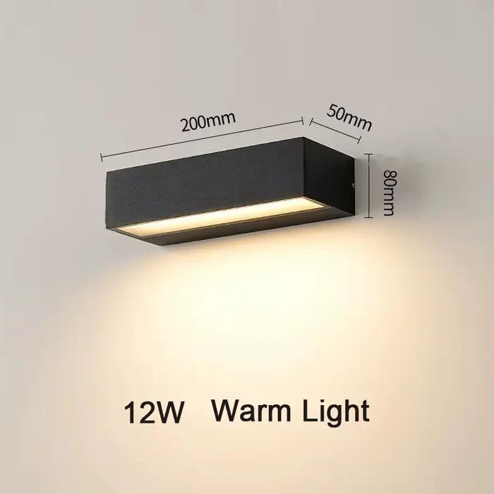 SANDIY Lampe murale d'extérieur Lampe d'applique extérieure moderne Luminaire de décoration intérieu