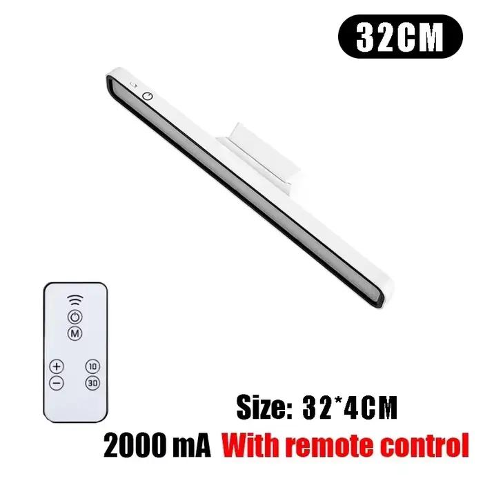 Lampe de bureau LED USB Rechargeable lumière gradation continue suspendue magnétique chambre veilleu