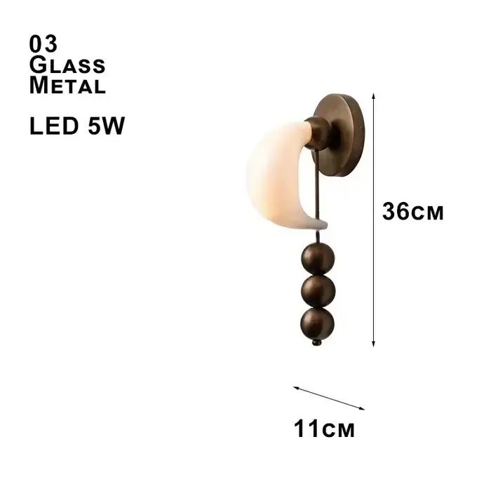 Postmoderne rétro Bronze Design LED lustre chambre salle à manger intérieur décor à la maison lumièr
