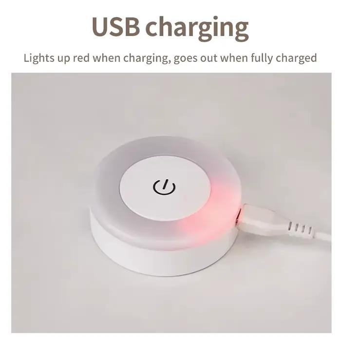 Tactile gradation LED veilleuse USB Rechargeable lampe de nuit chambre armoires de cuisine armoire l