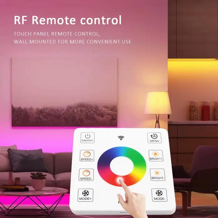 Bande lumineuse RGB IC WS2811, 24V DC 5050, 60 diodes, ruban Flexible RGBIC, télécommande tactile RF