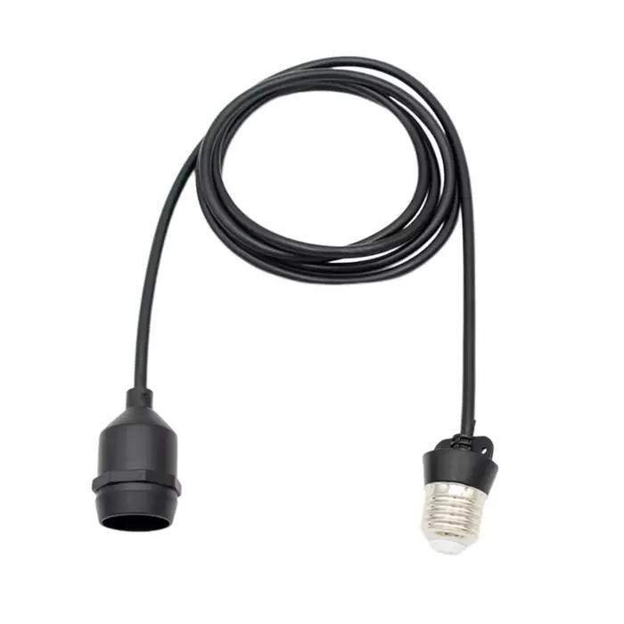 Base de lampe E27 vers support de lampe étanche E27, douille à vis avec rallonge pour éclairage exté