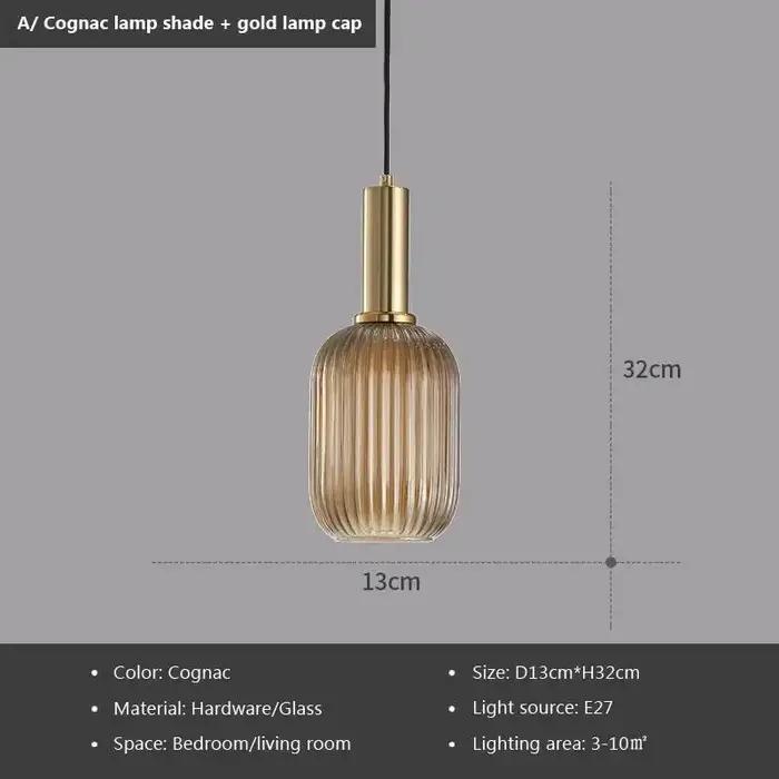 DARHYN nordique coloré LED verre suspension pour couloir Restaurant cuisine salon décoration de la m