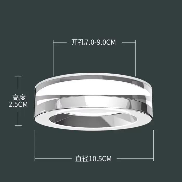 Salon LED lumières cristal projecteur intégré porche couloir plafonniers chambre salle de bain cuisi
