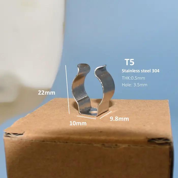 Support de lumière à Clip métallique T4 T5 T6 T7 T8 T9 T10 T12 T13, accessoires de montage pour Tube