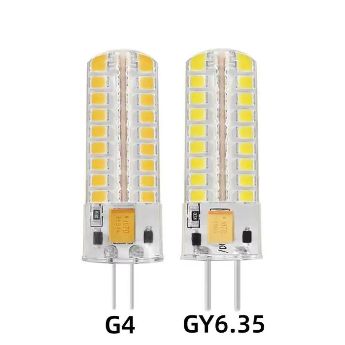 Nouveau DIMMABLE GY6.35 7W 9W lampes LED 12V 220V maïs ampoule Droplight lustre 2835SMD G6.35 LED Bo