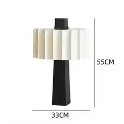 Lampe de chevet créative minimaliste scandinave, lampe verticale noire, lampe de table de salon, lam