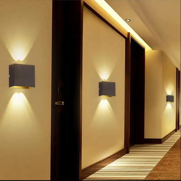 Cube COB LED éclairage intérieur applique moderne éclairage domestique décoration applique lampe en 
