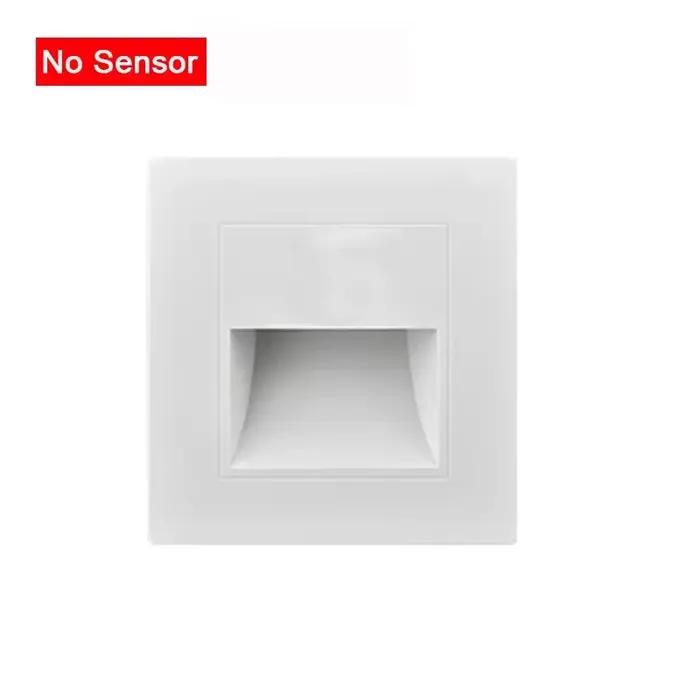 Led escalier lumière PIR capteur applique murale encastré pied couloir étape lampe mouvement Inducti