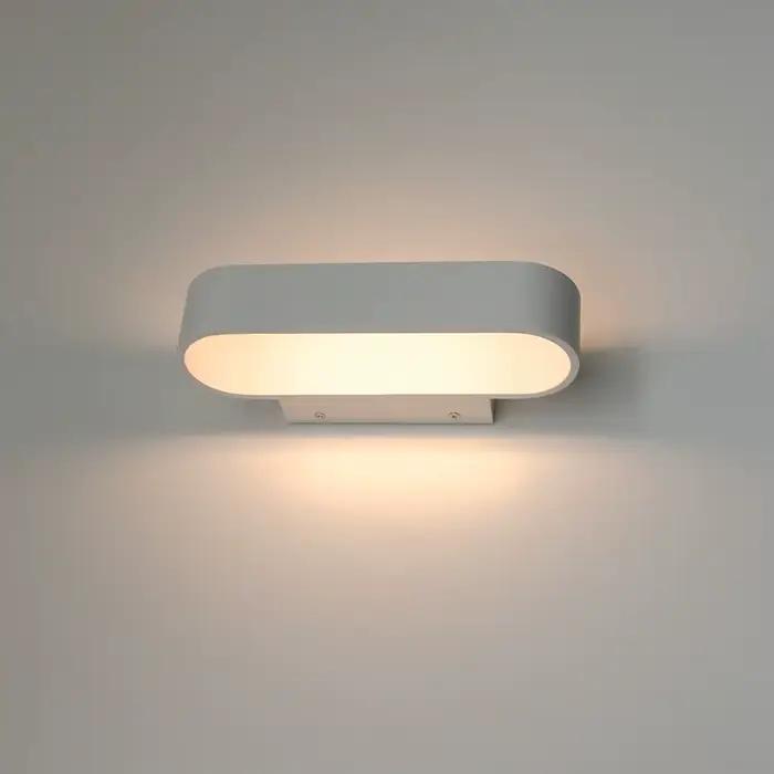Applique murale LED en aluminium, éclairage intérieur moderne et minimaliste, lampe de chevet décora