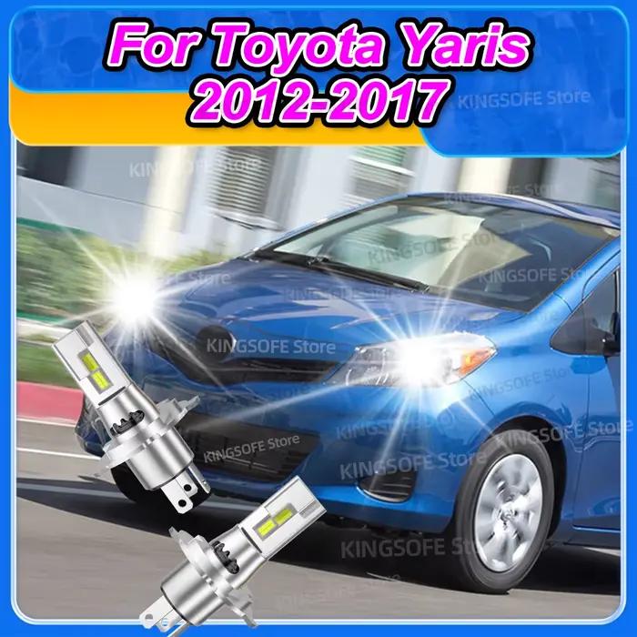 Ampoule LED Turbo 6000K CSP 180W, Mini lampe puissante avec ventilateur pour Toyota Yaris 2012 2013 