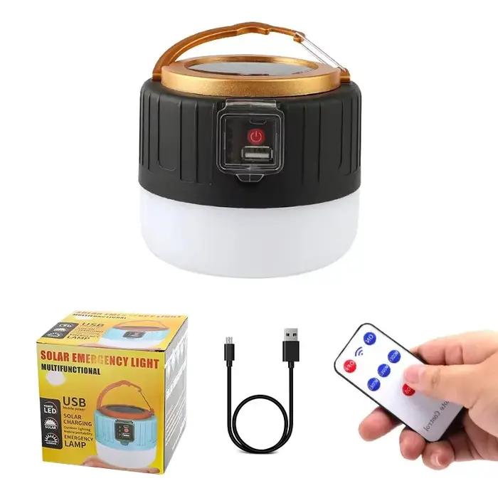 1000W extérieur solaire LED Camping lumière USB Rechargeable tente lampe lanternes portables lumière