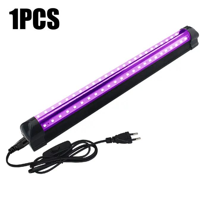 Lampe à lumière noire INDMIRD 10W, Tube de lumière noire UV, lampe LED 395nm, barre de lumière noire