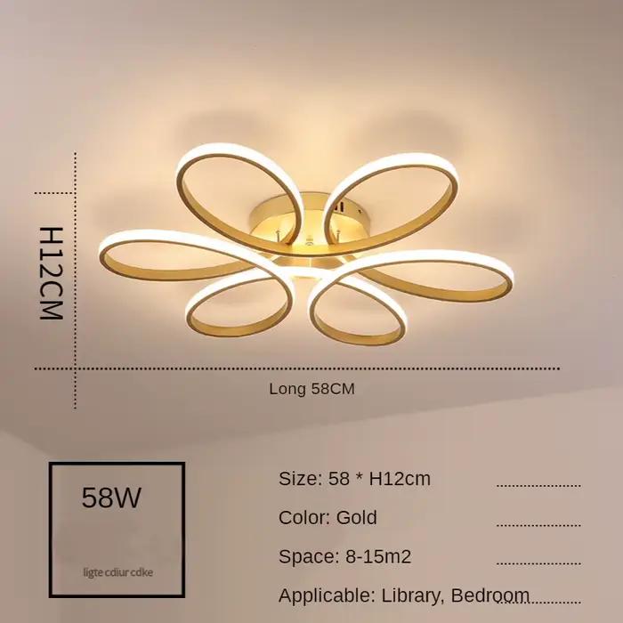 Plafonnier LED en Acrylique au Design Moderne, Luminaire Décoratif d'Nik, Idéal pour un Salon, une S